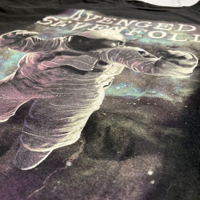 HMY  黒 アヴェンジドセブンフォールド　宇宙　バンド Tシャツ メンズのトップス(Tシャツ/カットソー(半袖/袖なし))の商品写真