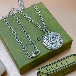 希少 美品》 グッチ ドッピアG ネックレス シルバー SV925