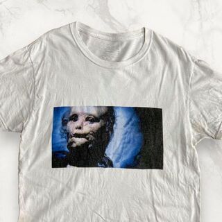 HMV ビンテージ 90s 00s  白 ハンニバル　映画　ムービー Tシャツ(Tシャツ/カットソー(半袖/袖なし))