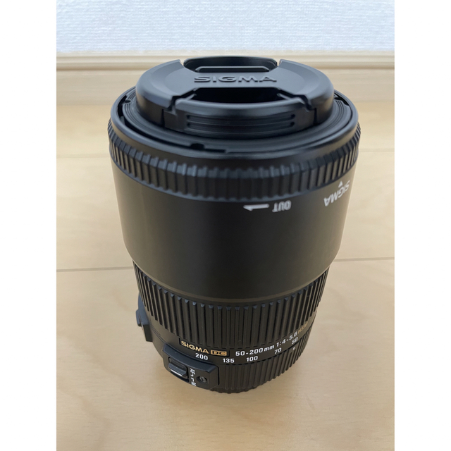 SIGMA(シグマ)のSIGMA 50-200mm F4-5.6 DC OS HSM 望遠 キャノン スマホ/家電/カメラのカメラ(レンズ(ズーム))の商品写真