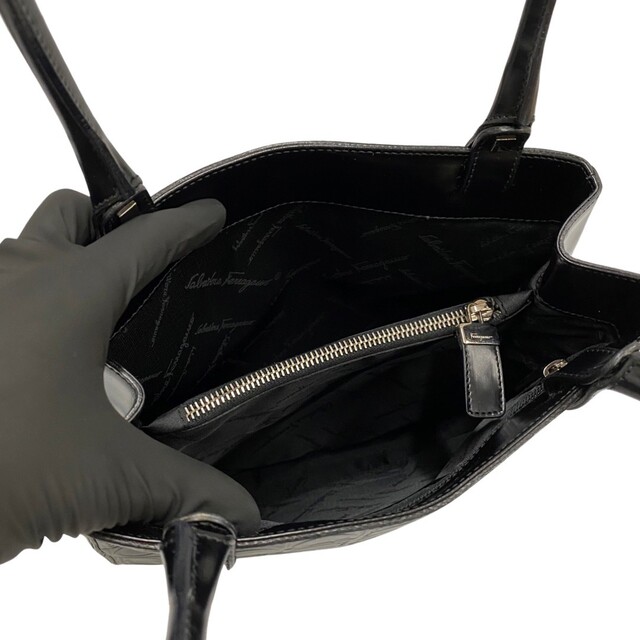 極 美品 Salvatore Ferragamo サルヴァトーレフェラガモ ガンチーニ 総