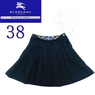 バーバリーブルーレーベル(BURBERRY BLUE LABEL)の【極美品】 BURBERRY BLUELABEL バーバリー フレアスカート38(ミニスカート)