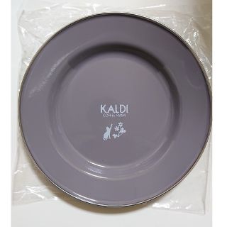 カルディ(KALDI)のKALDI  (カルディ) ネコの日  ホーロープレート(食器)