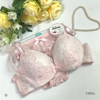 下着☆C85LLブラ&ショーツ 女装 男性様も！⑧(ブラ&ショーツセット)