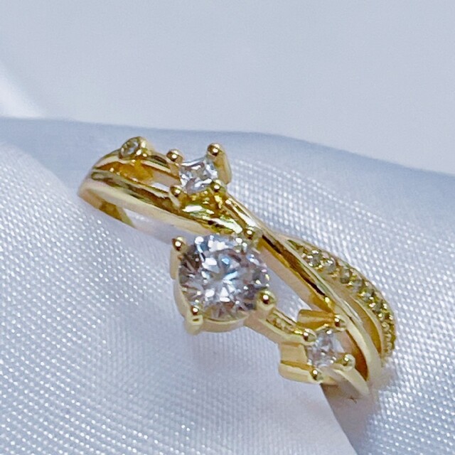 最高級！ゴールド　プラチナpt950 リング　指輪 レディースのアクセサリー(リング(指輪))の商品写真