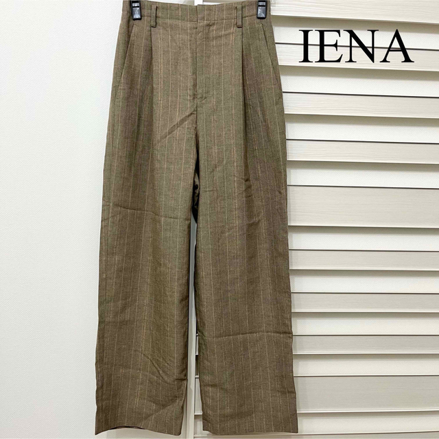 IENA イエナ　ストライプ　ワイドパンツ