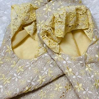 TOCCA - 【美品】TOCCA ワンピース ゴールドレーベル 花柄 刺繍の通販