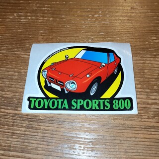 トヨタ(トヨタ)のTOYOTA　sports　800　ステッカー(車外アクセサリ)