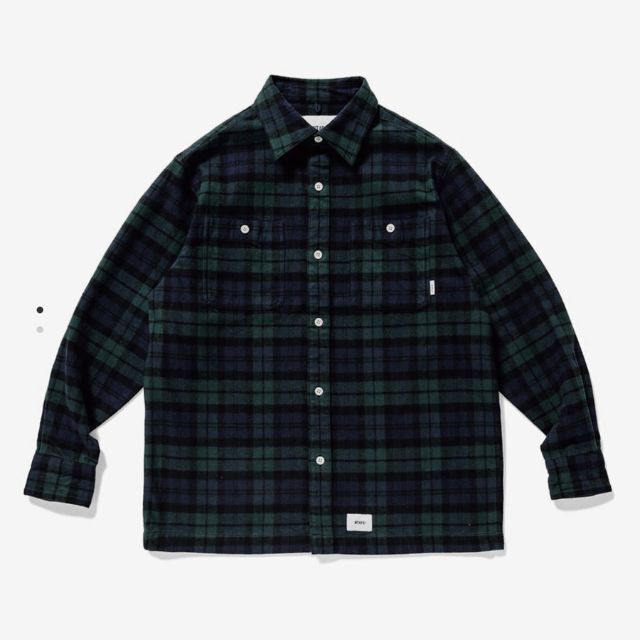 WTAPS|19AW/UNION LS SHIRT|ユニオンチェック|フランネル-