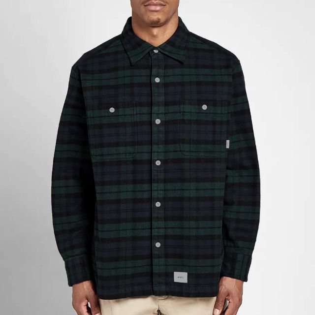 WTAPS｜19AW/UNION LS SHIRT｜ユニオンチェック｜フランネル-