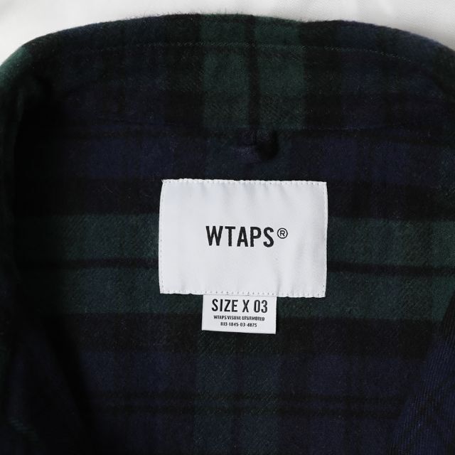 ベストセラー WTAPS|19AW/UNION SHIRT|ユニオンチェック|フランネル