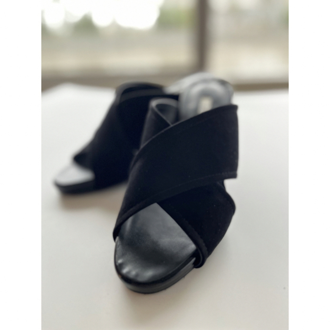 ROSSINI(ロッシーニ)の⭐︎[ROSSINI] ヒールサンダル　ブラックとカーキ レディースの靴/シューズ(サンダル)の商品写真