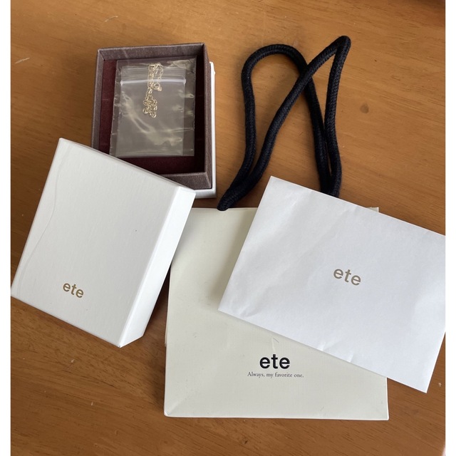 ete(エテ)のete K10YG チェーン ブレスレット レディースのアクセサリー(ブレスレット/バングル)の商品写真