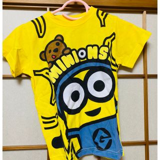 ミニオン(ミニオン)のユニバ USJ ミニオン　ティム　半袖　Tシャツ　110 新品　タグ付き(Tシャツ/カットソー)