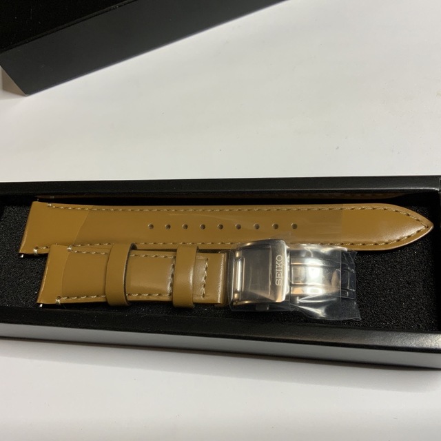 SEIKO(セイコー)のSEIKO  プレザージュ純正レザーベルト＋Ｄバックル メンズの時計(レザーベルト)の商品写真