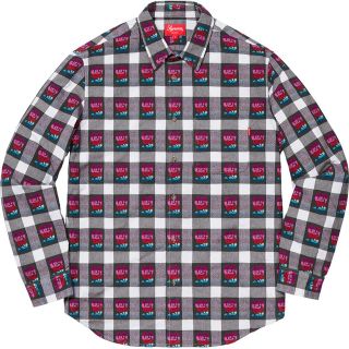 19ss Supreme Rose Buffalo Plaid Shirt