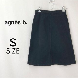 アニエスベー(agnes b.)のagnès b. アニエスベー ミディ丈台形スカート ブラック レディース(ミニスカート)