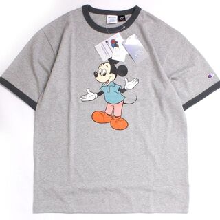 ビームス(BEAMS)のChampion × BEAMS / Disney 100thリンガーTシャツ(Tシャツ/カットソー(半袖/袖なし))
