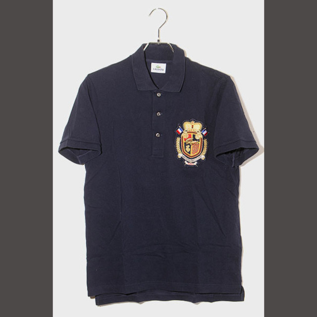 LACOSTE(ラコステ)のラコステ SLIM FIT 鹿の子 半袖 バッジ付きポロシャツ 3(S) /◆ メンズのトップス(ポロシャツ)の商品写真