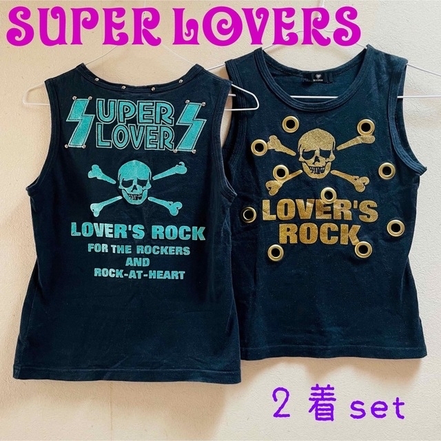 SUPER LOVERS(スーパーラヴァーズ)のSUPER LOVERS⭐︎スタッズ付きタンクトップセット⭐︎ レディースのトップス(タンクトップ)の商品写真