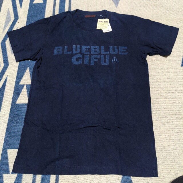 【BLUE BLUE 】岐阜限定　藍染Tシャツ　ミナモ　Ｍサイズ　GIFU