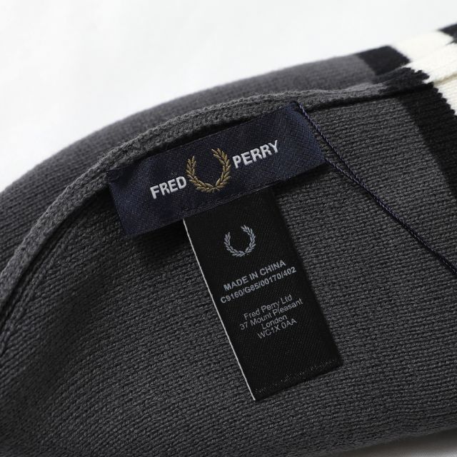 新品｜Fred Perry｜メリノウール ニット帽｜ビーニー｜フリーサイズ