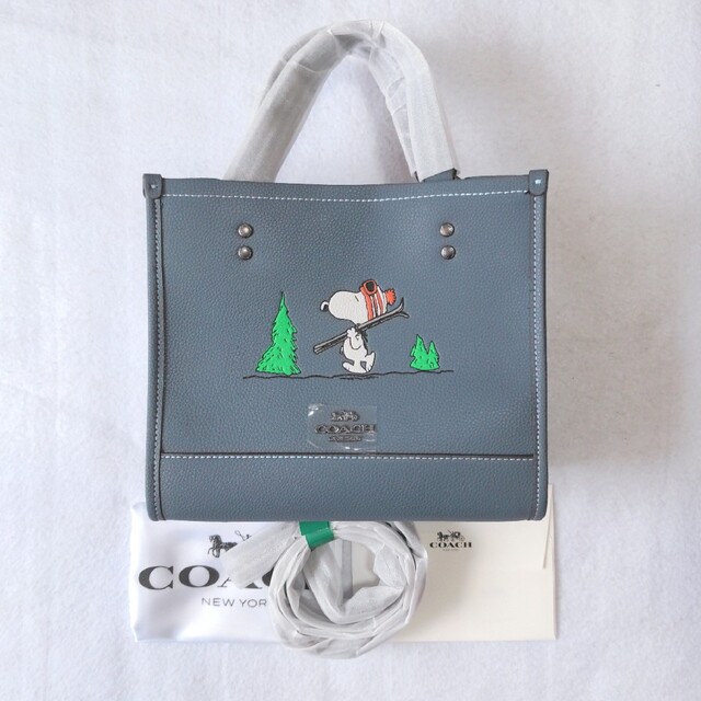 COACH - コーチ COACH×PEANUTSコラボ スヌーピー トートバッグ