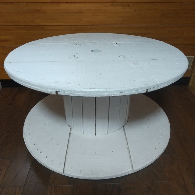 リメイク☆電線ドラムテーブル　直径79×高さ45.5cm