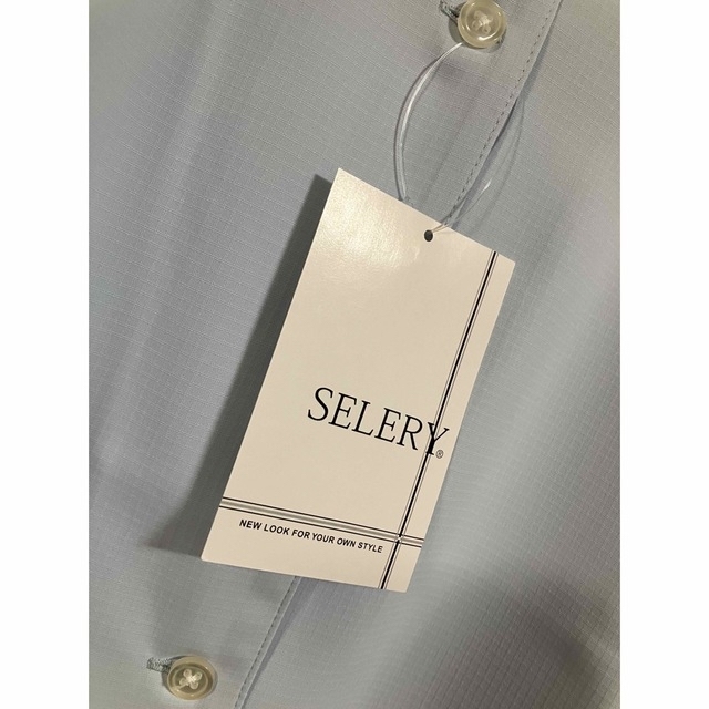 専用  新品 SELERY 事務服 半袖ブラウス  13号 レディースのトップス(シャツ/ブラウス(半袖/袖なし))の商品写真