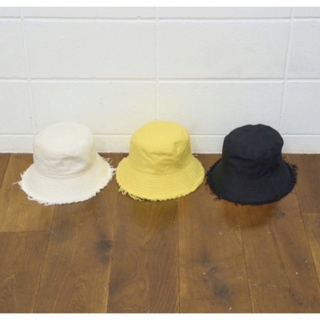 帽子即完売 23ss UNUSED denim hat ブラック バケット ハット