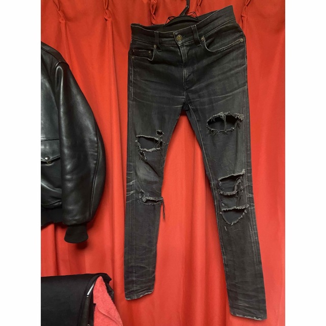 saint laurent デストロイ スキニーデニム 26インチ | フリマアプリ ラクマ