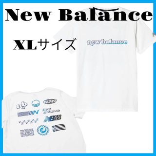 ニューバランス(New Balance)の【新品未使用】new balance Tシャツ ホワイト AMT11071 XL(Tシャツ/カットソー(半袖/袖なし))