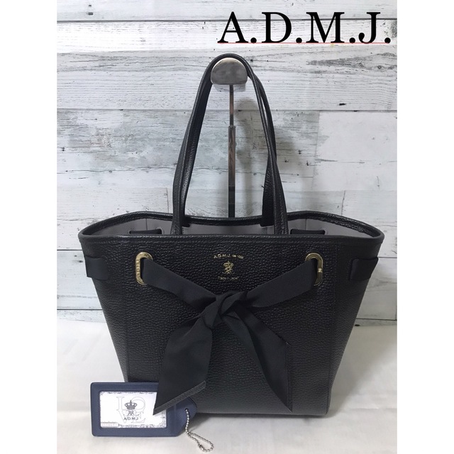 A.D.M.J. - 【美品】A.D.M.J. トートバッグ コンクルージョン リボン