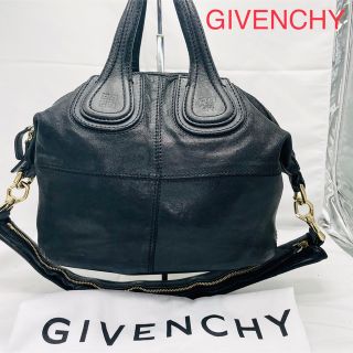 ジバンシィ(GIVENCHY)のGIVENCHY ジバンシー　ナイチンゲール 2way ハンドバッグ　ブラック(ハンドバッグ)