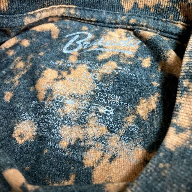 HMI 90s 00s 黒 タイダイ　メタリカ　METALICA　バンドT メンズのトップス(Tシャツ/カットソー(半袖/袖なし))の商品写真