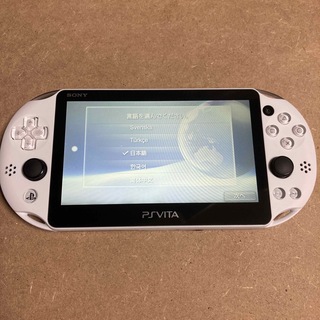 プレイステーションヴィータ(PlayStation Vita)のps vita 本体のみ　ホワイト　(携帯用ゲーム機本体)