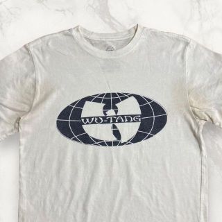 HME ビンテージ 90s 00s 白 ウータンクラン　ロゴ　ラッパー Tシャツ(Tシャツ/カットソー(半袖/袖なし))