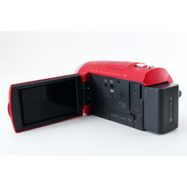 【箱付き極美品】SONY HDR-CX680 レッド ハンディカム ビデオカメラ