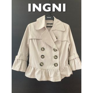 イング(INGNI)のINGNI ベージュ コート(トレンチコート)