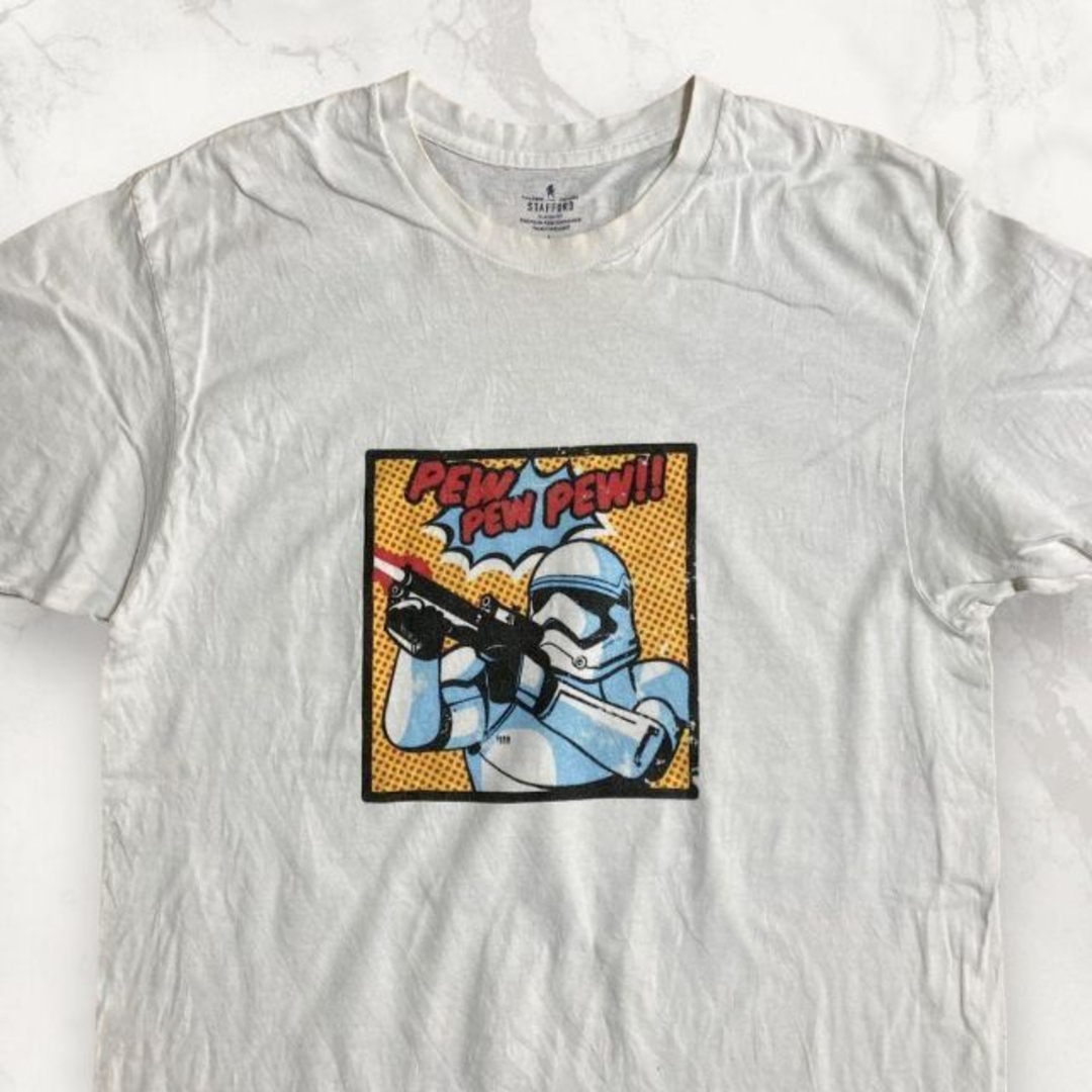 2点セット　HMB ビン0s 00s  白 スターウォーズ　ストームルーパー　T メンズのトップス(Tシャツ/カットソー(半袖/袖なし))の商品写真