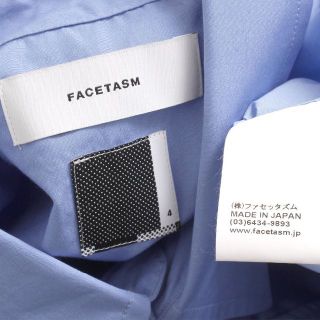 FACETASM - 23ss FACETASM ZIPPED PLAIN SHIRTファセッタズムの通販 by