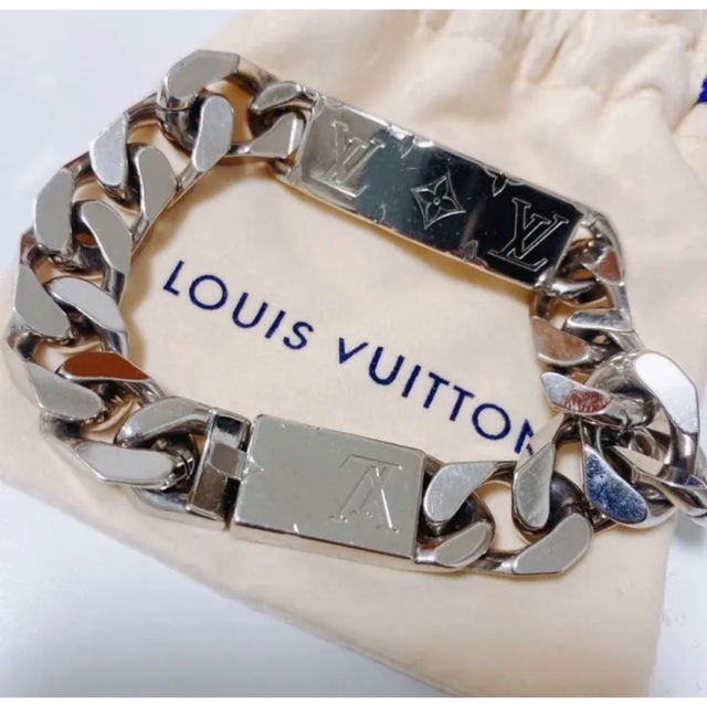 LOUIS VUITTON(ルイヴィトン)のルイヴィトン　チェーンブレスレット/モノグラム(箱・保存袋・説明書付き) メンズのアクセサリー(ブレスレット)の商品写真