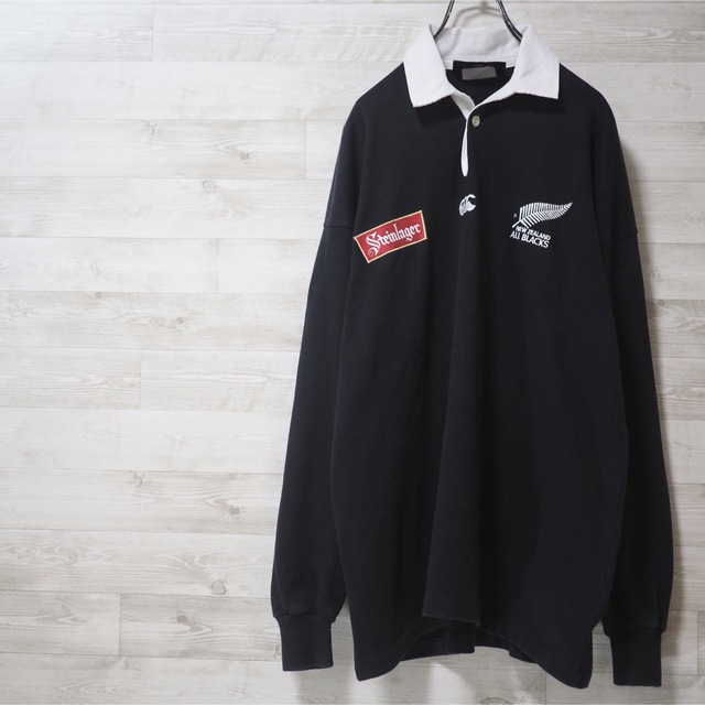 90's CANTERBURY×ALL BLACKS ラガーシャツ | www.barryshairstudio.ie