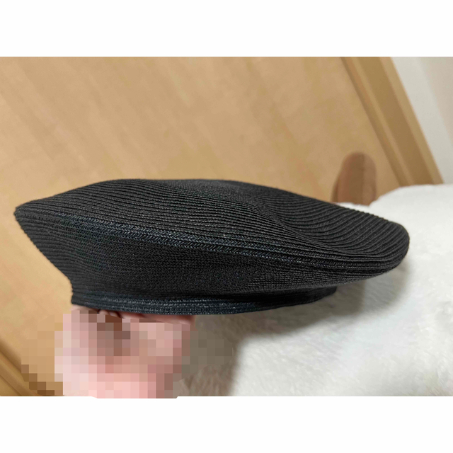 麦わらベレー帽 メンズの帽子(ハンチング/ベレー帽)の商品写真