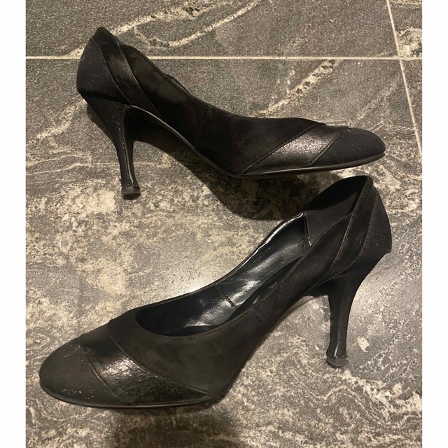 DIANA(ダイアナ)のダイアナ　黒　ピンヒール　ハイヒール　25センチ レディースの靴/シューズ(ハイヒール/パンプス)の商品写真