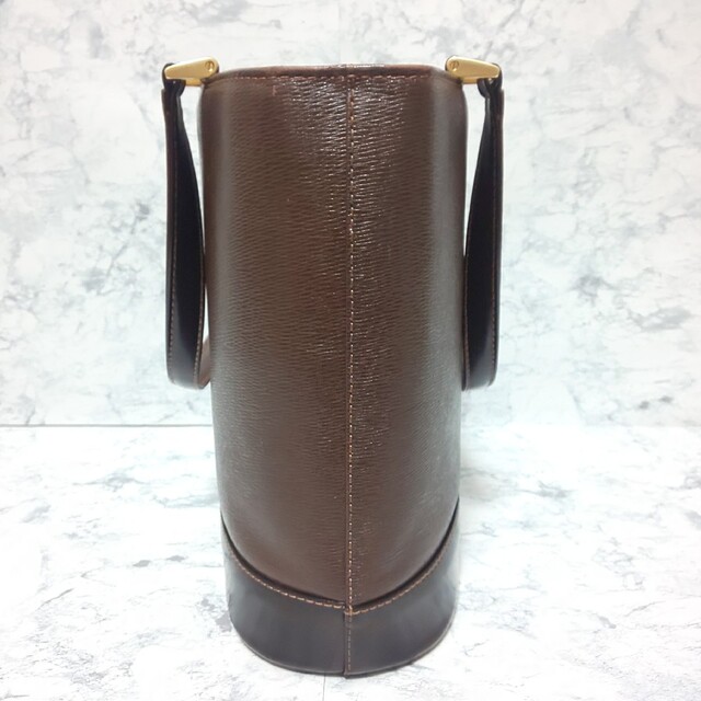 美品/希少】BURBERRY グレインレザー バケツハンドバッグ ノバチェック