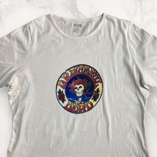 HLR ビンテージ 90s 00s  白 グレイトフル・デッド　バンド Tシャツ(Tシャツ/カットソー(半袖/袖なし))