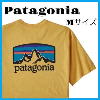 パタゴニア(patagonia)の【新品未使用】Patagonia Tシャツ イエロー Mサイズ 38501(Tシャツ/カットソー(半袖/袖なし))