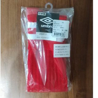 アンブロ(UMBRO)の新品　umbro　サッカーソックス　赤　25-27cm レッド　ソックス(ウェア)