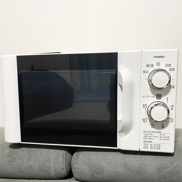 西日本専用60　ツインバード　電子レンジ  17L 60Hz DR-D419W6